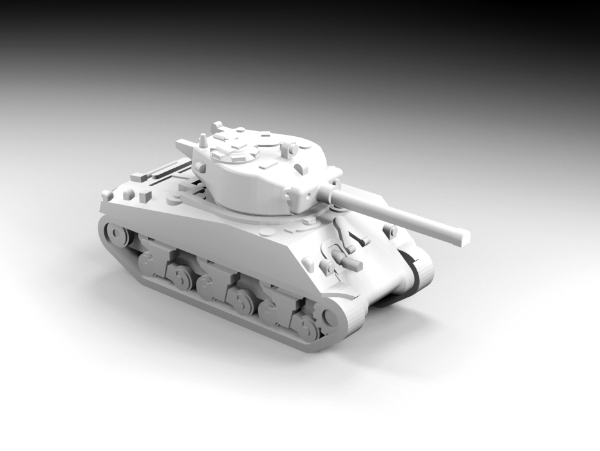 Picture of 1:144 Scale - Sherman M4A3 - Late