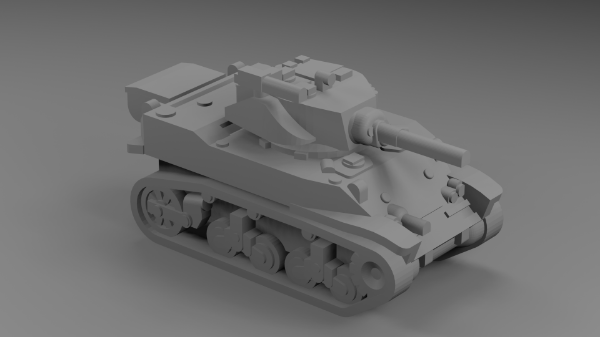 Picture of 1:144 Scale - Stuart M5A1 - Late Turret