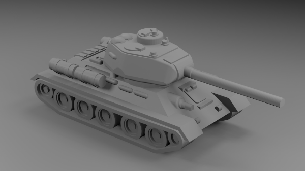 Picture of 1:200 Scale - T-34-85 - 1944 - 3