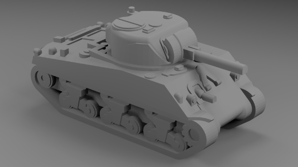 Picture of 1:200 Scale - M4A3 - Late