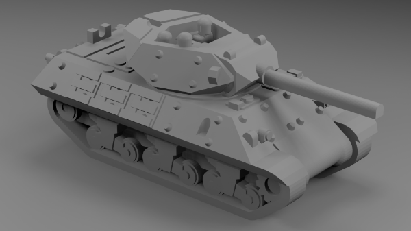 Picture of 1:200 Scale - M10GMC - Mid Turret