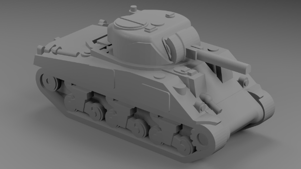Picture of 1:200 Scale - Sherman I - 1P - 1