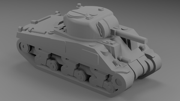 Picture of 1:200 Scale - Sherman V - Early Turret