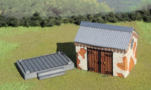 Picture of 1/87 Scale - Dilapidated Storage Shed - Plain Base