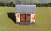 Picture of 1/87 Scale - Dilapidated Storage Shed - Stone Base