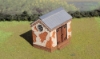 Picture of 1/72 Scale - Dilapidated Storage Shed - Wood Base