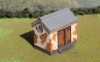 Picture of 1/72 Scale - Dilapidated Storage Shed - Stone Base