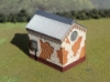 Picture of 1/35 Scale - Dilapidated Storage Shed - Brick Base