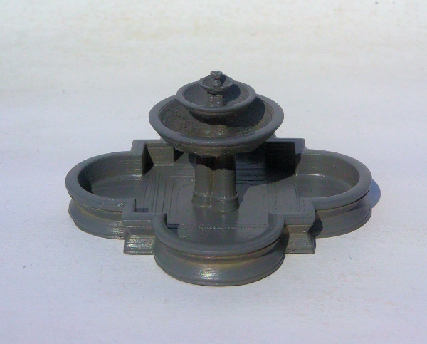Picture of 1/56 (28mm) Scale - Clover Fountain - Pillar 3 Columns