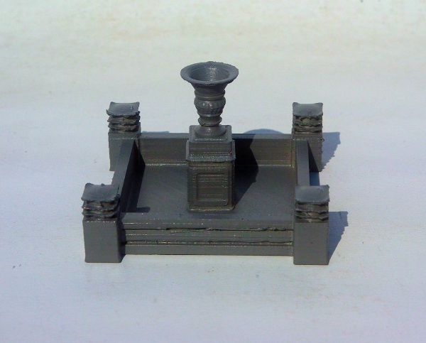Picture of 1/56 (28mm) Scale - Square Fountain - Pillar Grail