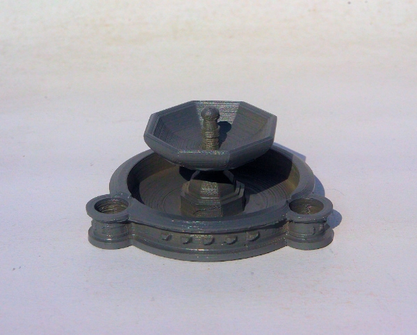 Picture of 1/56 (28mm) Scale - Trio Fountain - Pillar Octagon