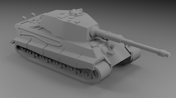 Picture of 1:200 Scale - Tiger II - Part Guards - Henschel Turret