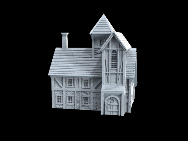 Picture of 1/56 Scale - Medieval Town House