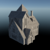 Picture of 1/56 Scale - Medieval Town House