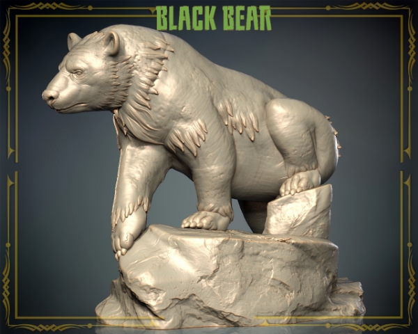 Picture of Animals Set 3 - 1/72 Scale - Black Bear (2 Pack)