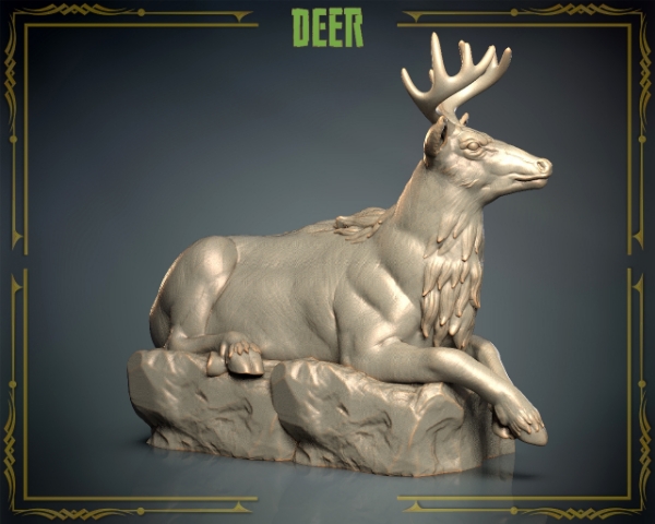 Picture of Animals Set 3 - 1/72 Scale - Deer (5 Pack)