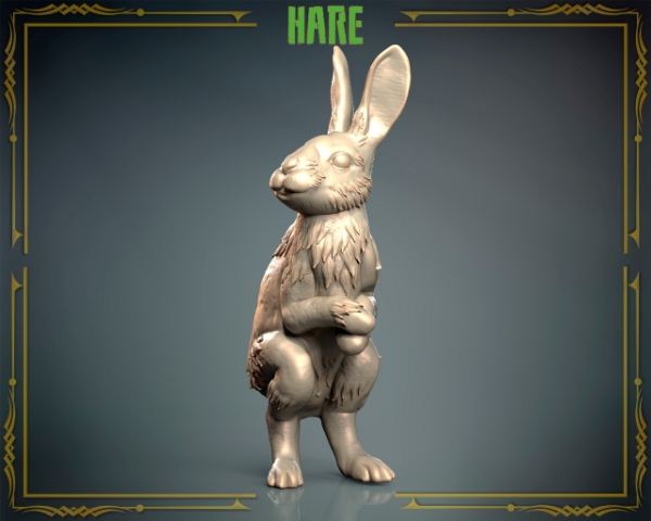 Picture of Animals Set 3 - 1/72 Scale - Hare (10 Pack)