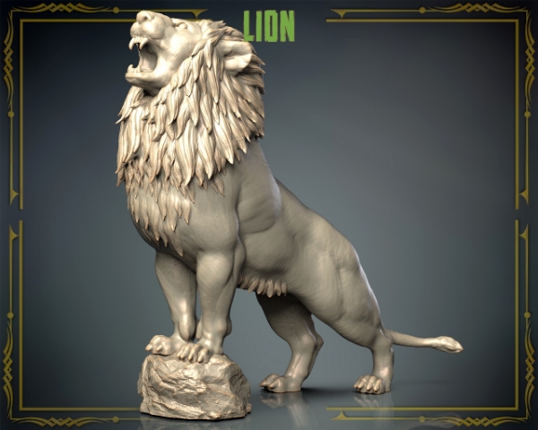 Picture of Animals Set 3 - 1/72 Scale - Lion (2 Pack)