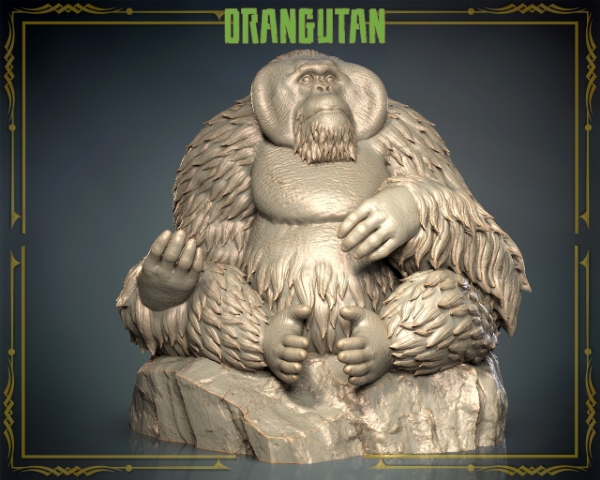 Picture of Animals Set 3 - 1/72 Scale - Orangutan (2 Pack)