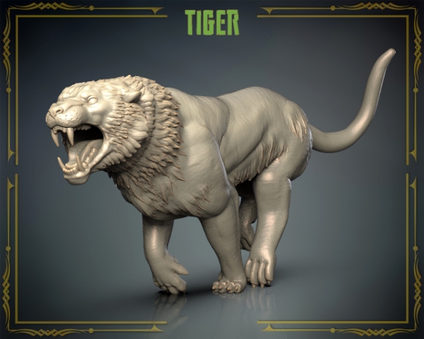 Picture of Animals Set 3 - 1/72 Scale - Tiger (2 Pack)