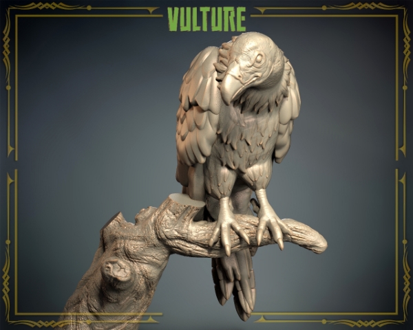 Picture of Animals Set 3 - 1/87 Scale - Vulture (5 Pack)