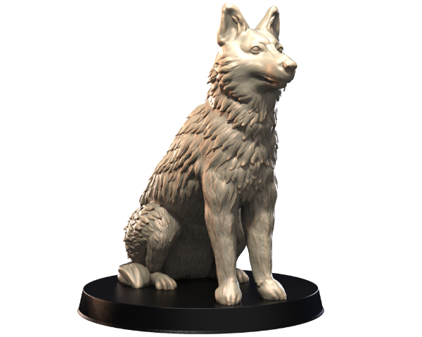 Picture of Animals Set 4 - 32mm Scale - German Shepherd V1 (2 Pack)
