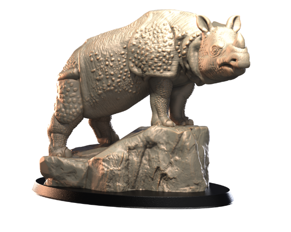 Picture of Animals Set 4 - 32mm Scale - Rhinoceros V1