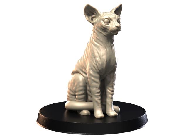 Picture of Animals Set 4 -32mm Scale - Sphynx (5 Pack)