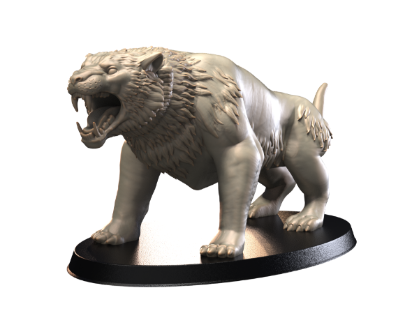 Picture of Animals Set 4 - 32mm Scale - Tiger V1