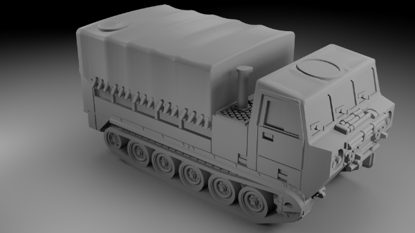 Picture of 1:100 Scale - M548 - Closed - No Skirt