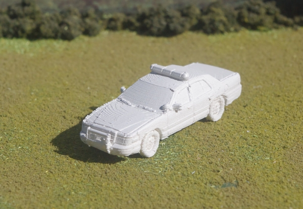 Picture of 1/87 Scale - Crown Vic - Police (Filament Print)