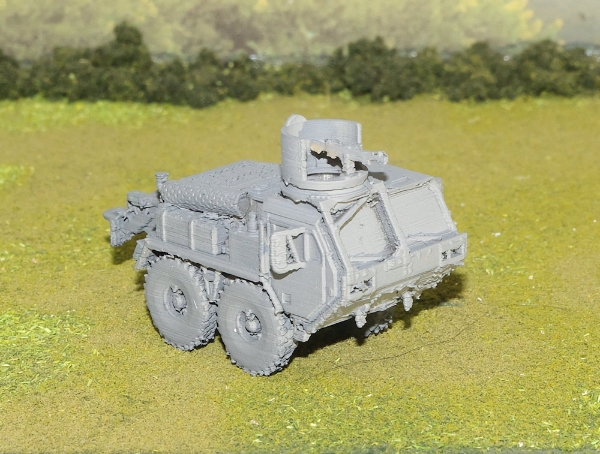 Picture of 1/72 Scale - Mk48 Dragon Wagon - Door Armour MG - MG Ring Curved Armour (Filament Print)