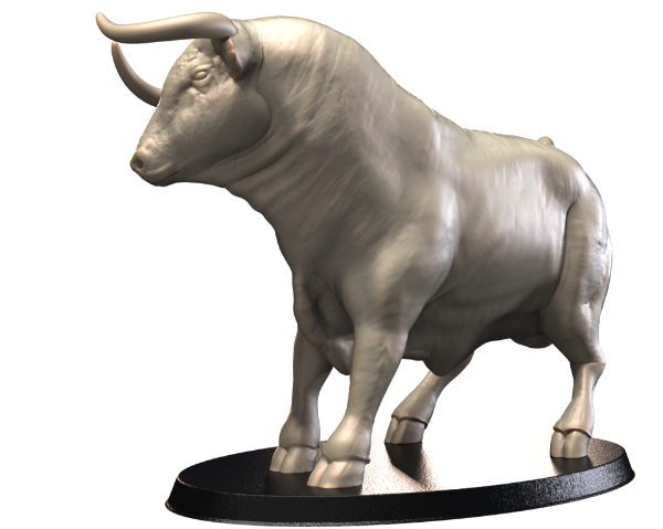 Picture of Animals Set 4 - 1/72 Scale - Bull V1 (5 Pack)