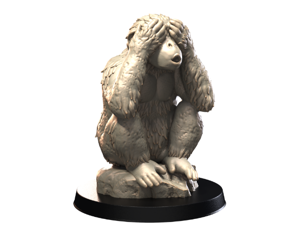 Picture of Animals Set 4 - 1/72 Scale - Chimp V1 (5 Pack)