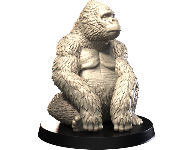 Picture of Animals Set 4 - 1/87 Scale - Gorilla V1 (5 Pack)