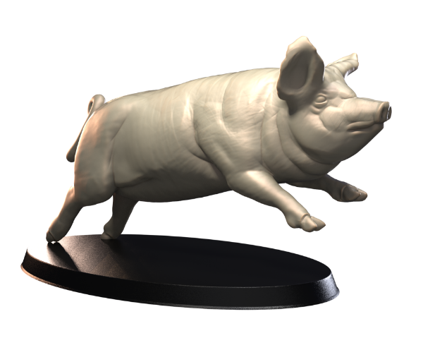 Picture of Animals Set 4 - 1/72 Scale - Pig V1 (5 Pack)