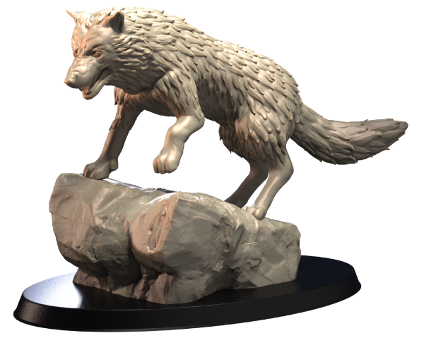 Picture of Animals Set 4 - 1/72 Scale - Wolf V1 (5 Pack)